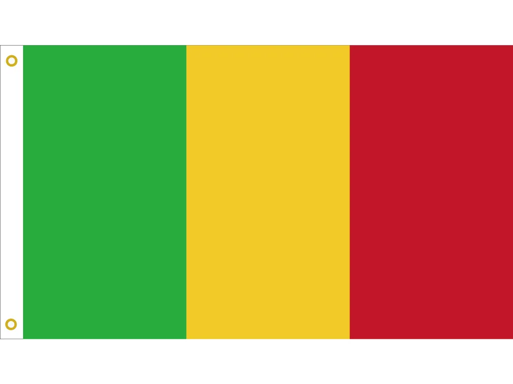 

90*150cm/60*90cm/40*60cm Mali National Flag 3x5ft Hanging Flag 15*21cm hand flag Banners Flying