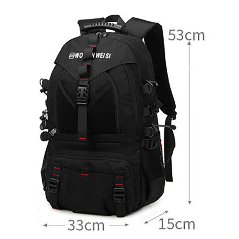 Men\'s backpack Oxford cloth material with USB fashion leisure college style high quality large capacity multi-functional design