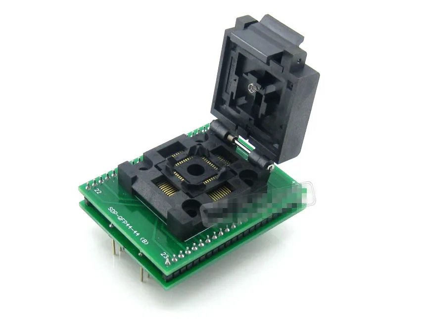 

QFP44 TO DIP44 Universal Programming Block QFP44 PQFP44 TQFP44 Universal Test socket pitch 0.8mm