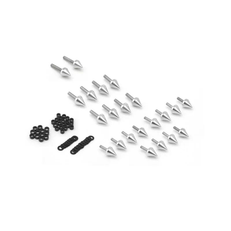 Motorcycle ABS Fairing Spike Screw Bolts Kit For 03-06 Kawasak Ninja ZX-6R ZX636 ZX6RR 2003 2004 2005 2006 Aluminum Accessories