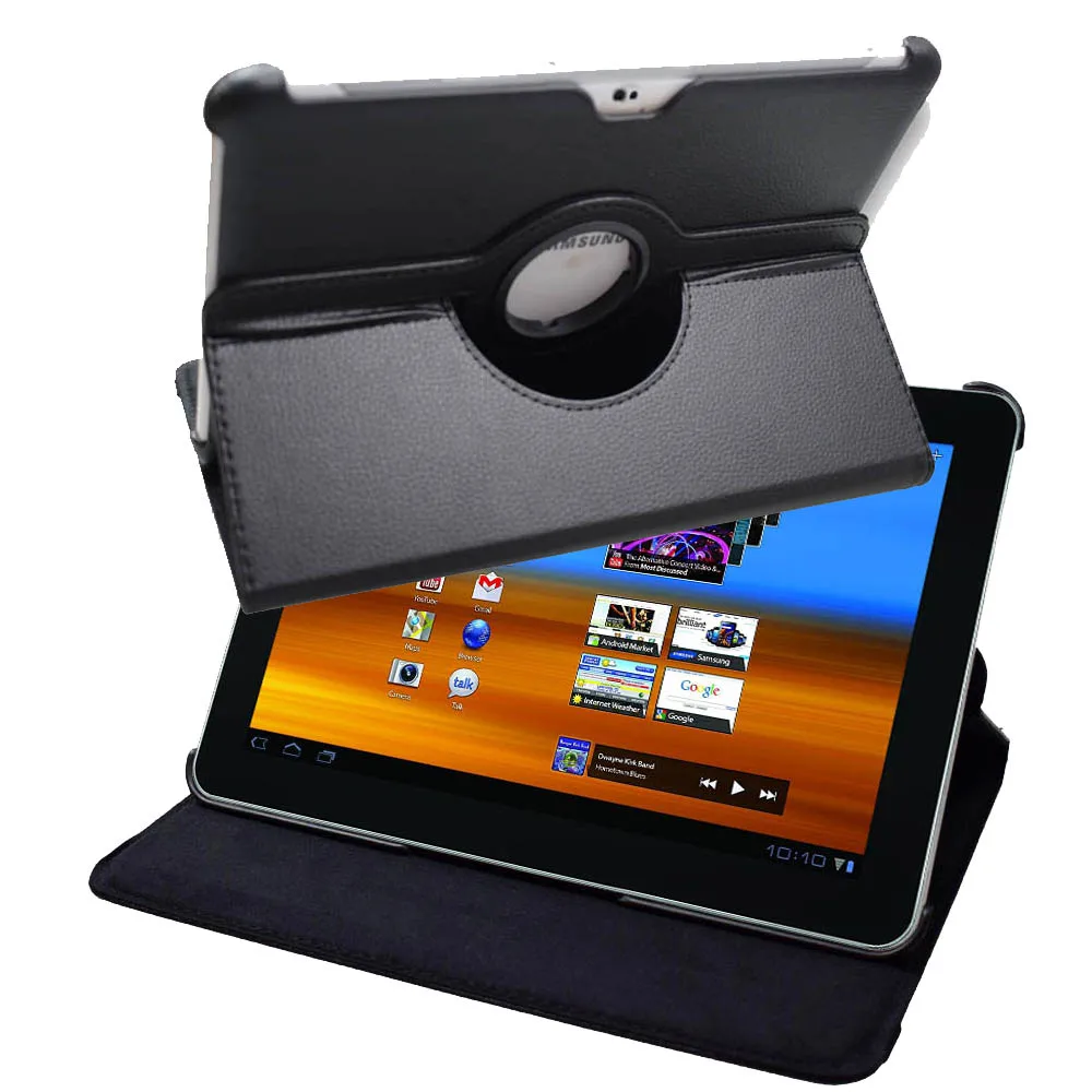 Afesar GT P7500 360 Rotating stand pu leather Cover flip Case for Samsung Galaxy Tab P7500 P7510 (10.1