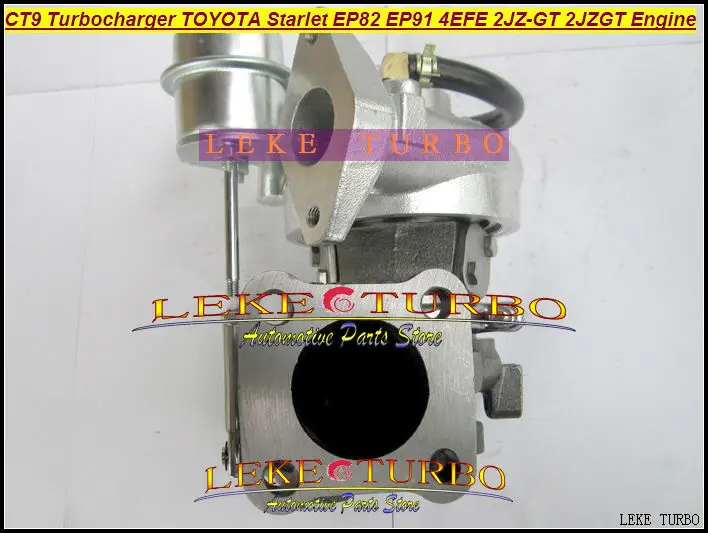 Wholesale NEW CT9 Turbo Turbine Turbocharger For TOYOTA STARLET EP82 EP91 4EFE With 2JZ-GT 2JZGT 2JZ GTE Engine Water Cooled