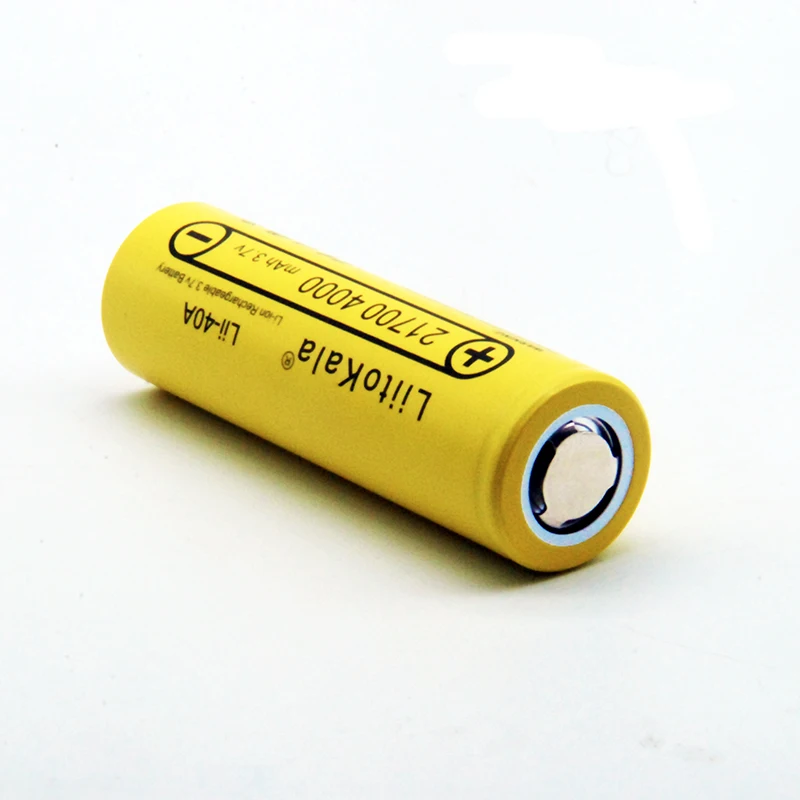 2020 LiitoKala Lii-40A 21700 4000mAh  Li-Ni Battery 3.7V 40A for High discharge Mod / Kit 3.7V 15A power 5C Rate Discharge