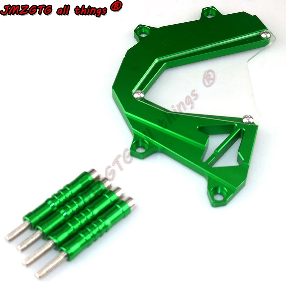 Motorbike CNC Aluminum Front Sprocket Chain Guard Cover Left Side Engine For KAWASAKI Z800 2013 2014 2015 2016