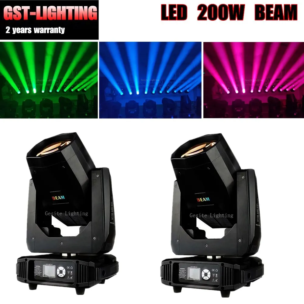 

2PCS/LOT LED 200w Sharpy beam moving head light LED 5r stage light power