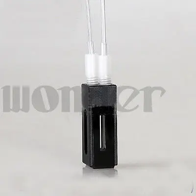 450ul JGS1 Quartz Fluorescence Flow Cuvette With M6 Threaded Connectors