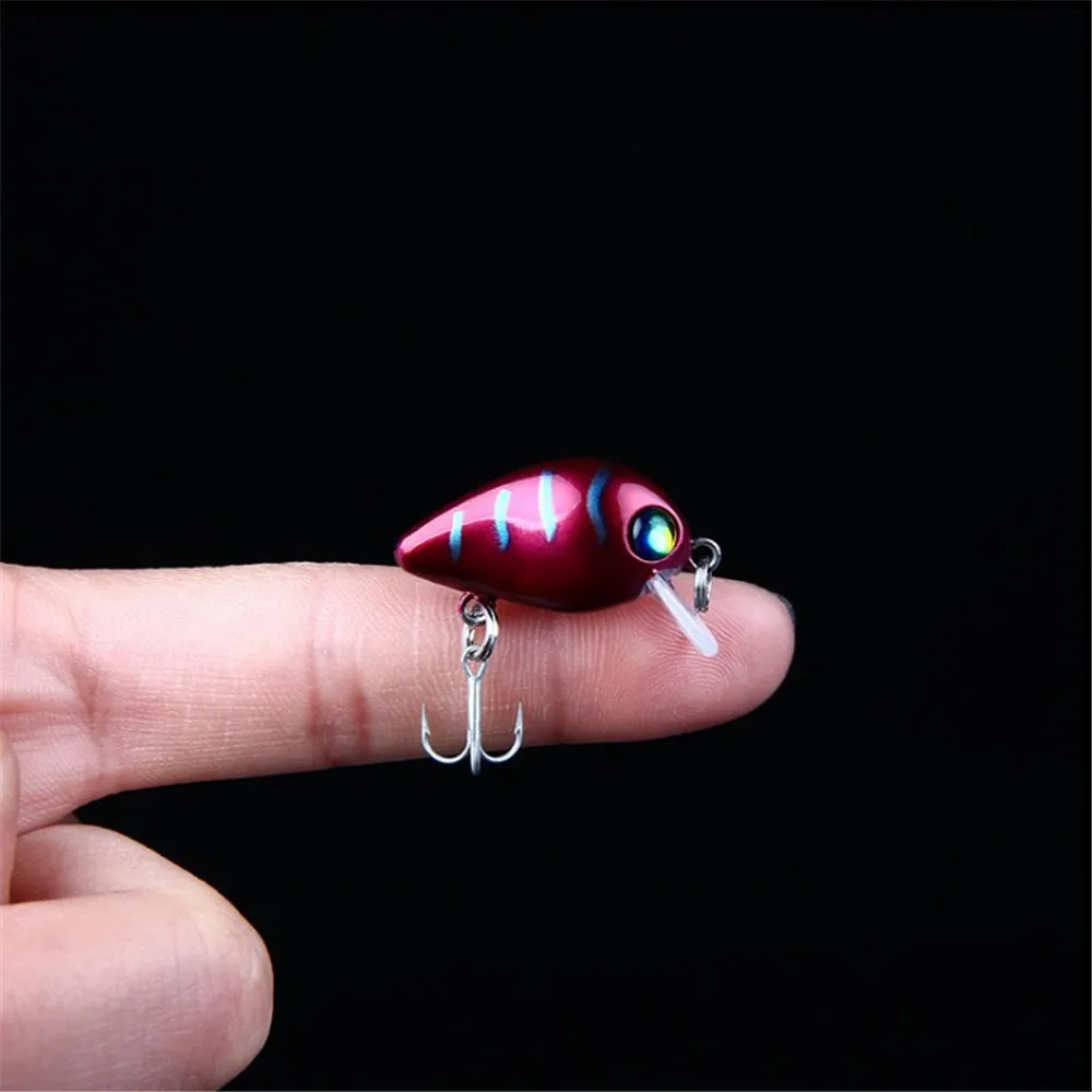 1pcs 30mm 1.7g Mini Crankbait Fishing Lure Floating Artifici