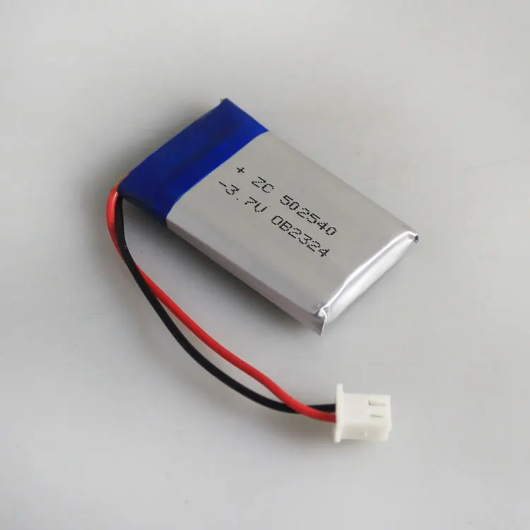 코어 552540 블루투스 헤드셋 마우스 MP3 충전식 리튬 이온 셀, 550mAh 502540 3.7V 리튬 폴리머 배터리