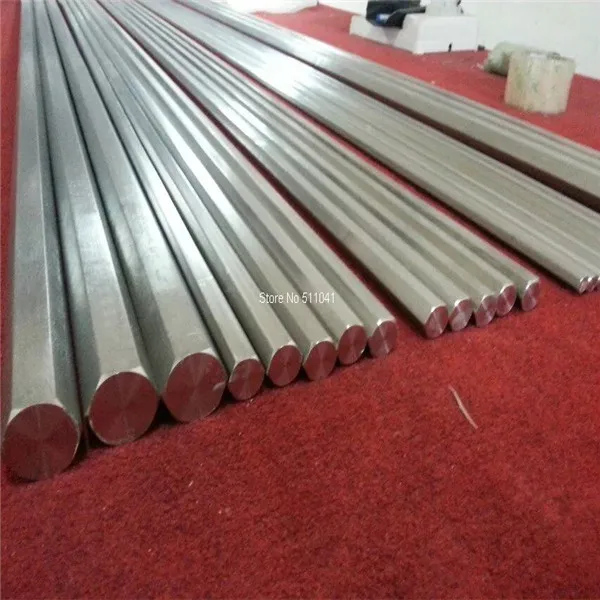 10pcs  titanium  grade 5 hex bar Hexagonal rods  ,Gr5 titanium  hexagon bars S12*12mm*270mm free shipping