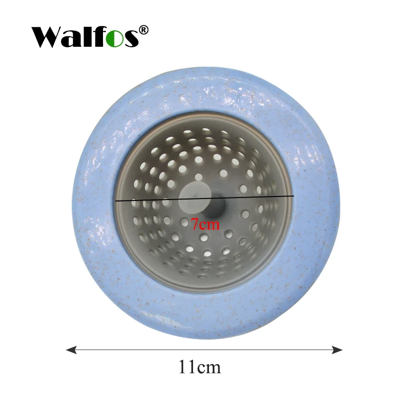 WALFOS Wheat Straw Kitchen Sink Strainer Bathroom Shower Drain Sink Drains Cover sink colander Sewer Hair Filter strainer