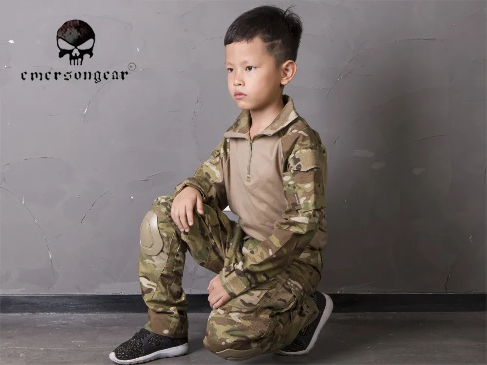 Emersongear Combat Uniform for Children Tactical MC Suit for Kids Bdu 6Y-14Y EM6895