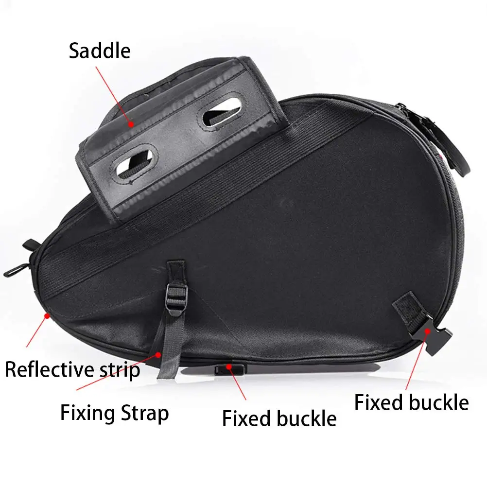 Neueste Motorrad wasserdichte Racing Race Moto Helm Reisetaschen Koffer Satteltaschen + ein Paar Regenmantel + Kunststoff – Detail 3