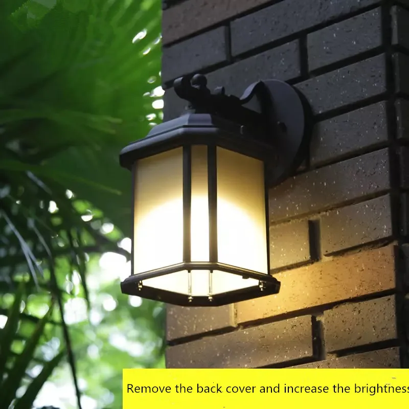 HAWBERRY LED Outdoor American Lawn Garden Villa Park Square Retro Street Courtyard Wall Waterproof European Style Street Light