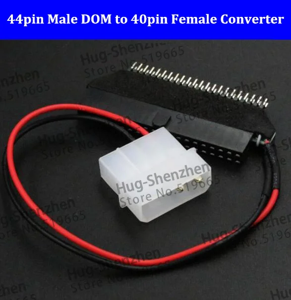 high quality 2.5 IDE male to 3.5 IDE female adapter 44 pin DOM male to 40 pin Female Converter Card for desktop