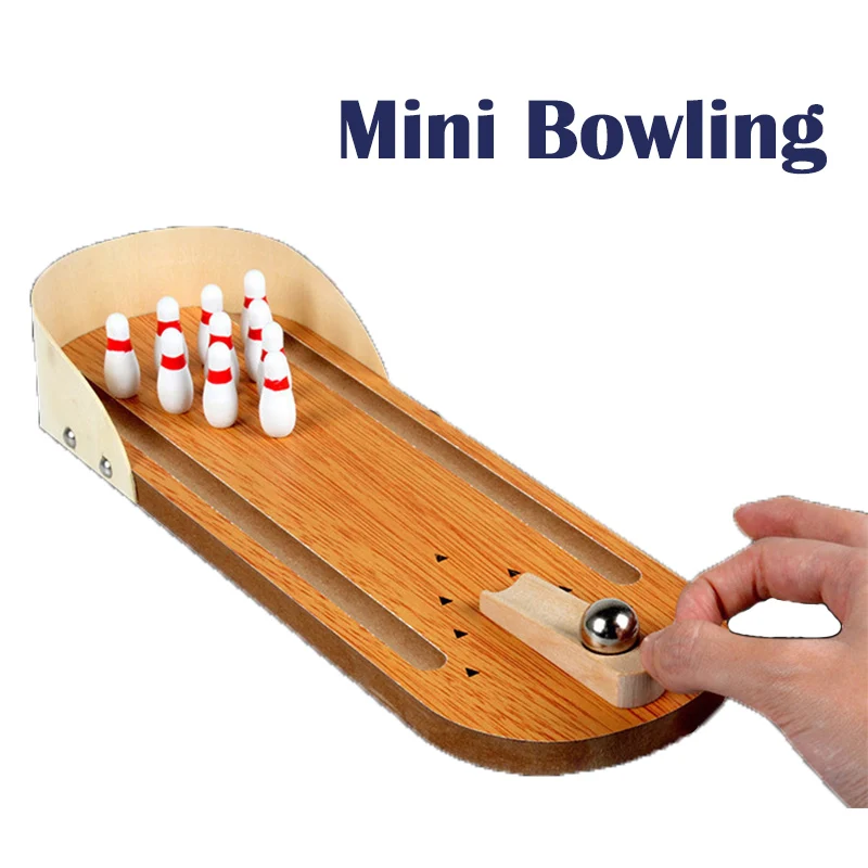 Mini Table de Bowling, Table de fête en famille, jeux de société, jouets pour enfants et adultes