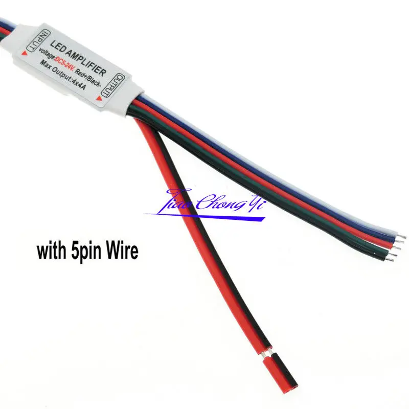 5pin RGBW LED Amplifer DC5-24V 4A * 4 Channel LED Amplifier for RGBW LED Strip