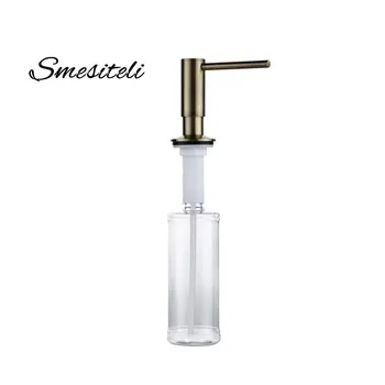 Smesiteli Antieke Bronzen Afwerking Keuken Zeepdispenser Badkamer Wasmiddel Dispenser voor Vloeibare Zeep Lotion Dispensers Gereedschap