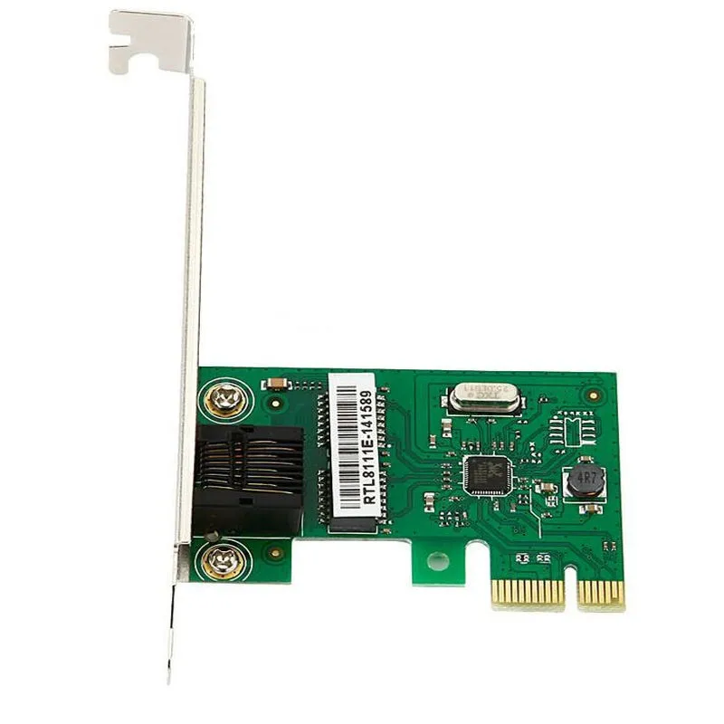 Gigabit Ethernet LAN PCI Express PCI-e Network Controller Card Small plate RTL8111E chipest