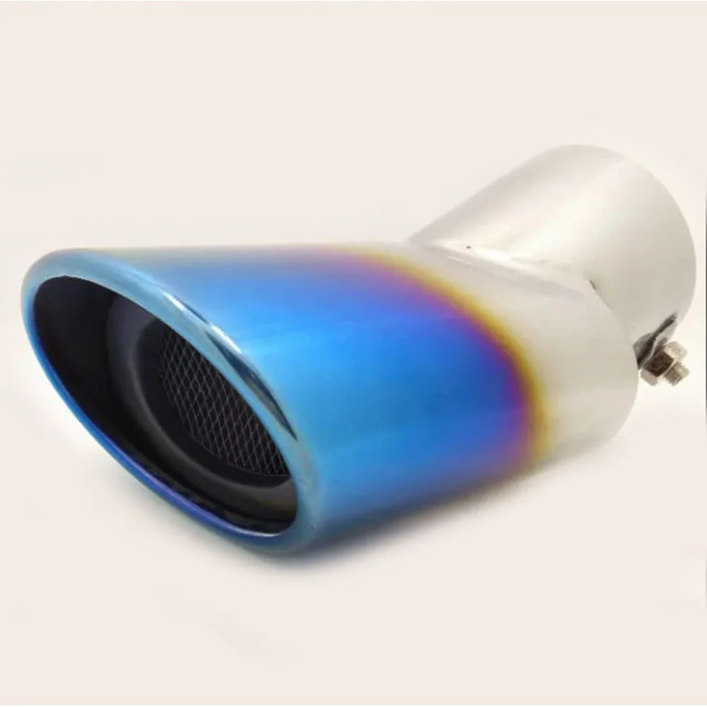 لميتسوبيشي أوتلاندر 2016 2017 2018 2019 2020 كاتم صوت السيارة الخارجي نهاية الأنابيب المخرج مخصص الفولاذ المقاوم للصدأ العادم تلميح الذيل