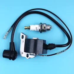Ignition Coil Module & Spark Plug Set For Husqvarna 262XP 55 Rancher 154 254 257 K650 K700 K850 K950 K1200 K1250 Saw 587329501