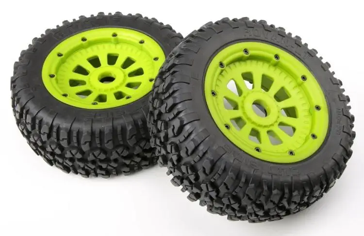 Nylon Wheel tires With Nylon Hubs Assembly For 1:5 Losi 5ive-t Rovan LT KM X2 4 Pieces