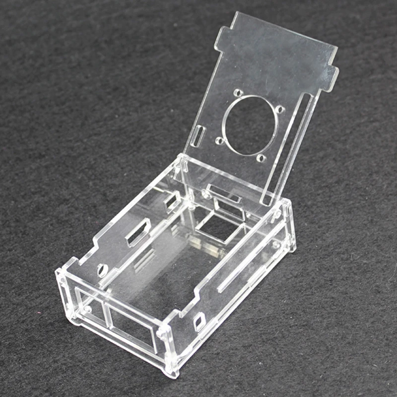 Orange Pi PC Acrylic Case Clear Box Transparent Cover Plastic Shell Protective Enclosure compatible for Orange Pi PC Plus