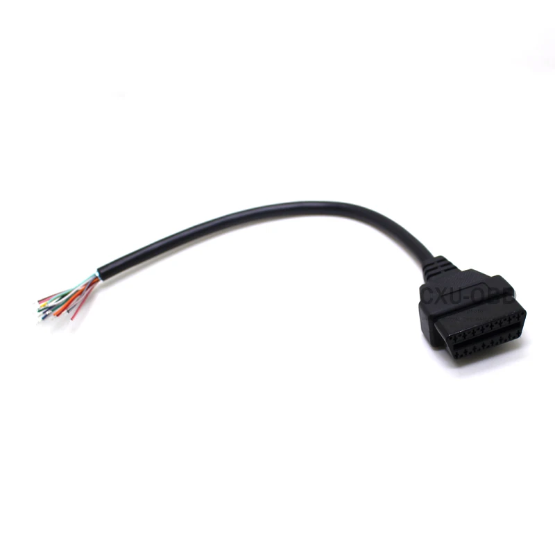 

OBD2 OBD-II Opening Cable 16 Pin Female Extension Connector Diagnostic Extender 30cm/60CM