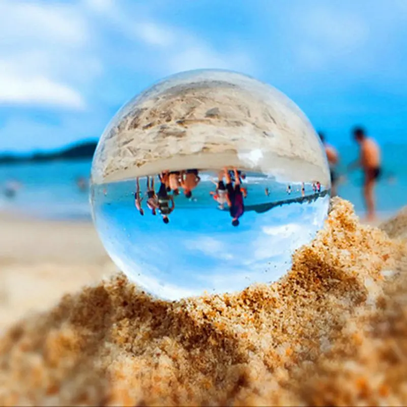 Clear Crystal ball Magic Sphere Glass Globe Photography Ball Crystal Craft Decoration