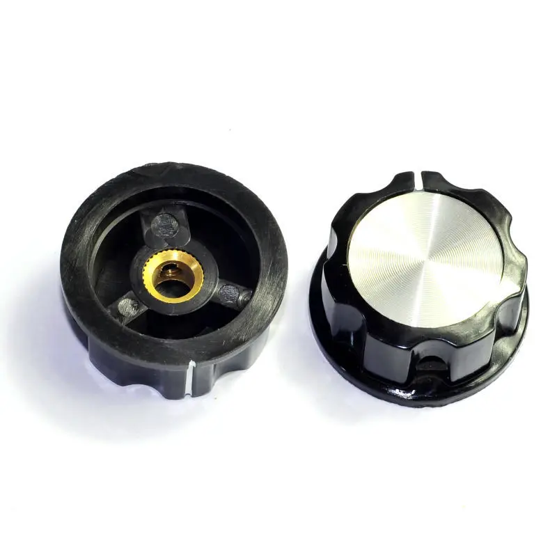 الجملة والتجزئة 5 قطعة 33 مللي متر دواسة الأعلى متجنب مقبض أسود أنبوب الغيتار أمبير الجاز باس الصوت لتقوم بها بنفسك أجزاء شحن مجاني