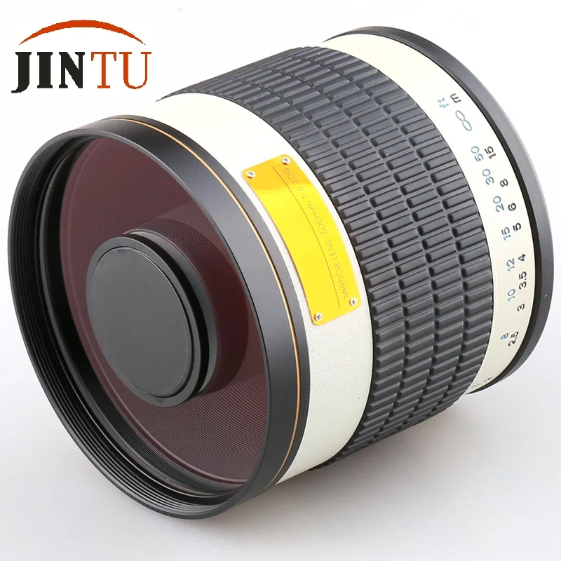 JINTU 500mm f/6.3 Ultra-teleobiektyw lustro obiektyw do modeli Canon 5D MARK III II 5DIV 1D 1DS 60D 1000D 760D 750D 700D 650D 550D 70D kamery
