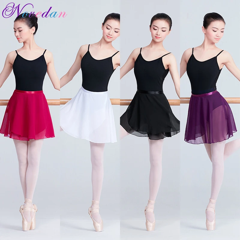 Adult Ballet Dance Practice Clothes Half-Length Sand Dress Chiffon Long Skirt Big Swing Dance Dress Ballet Dance Skirt Costume