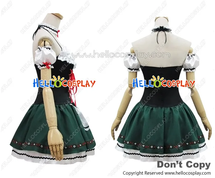 Angel Feather Ethnic Sweetheart Maid Dress Cosplay  Outfit H008