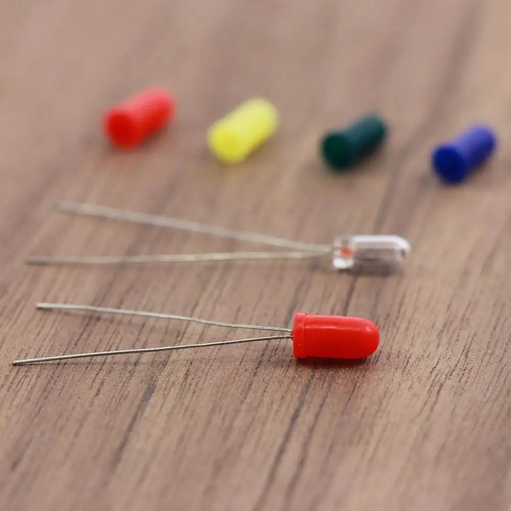 100pcs Caps / Covers for 3mm Grain of Wheat Bulbs LEDs Mixed Color NEW XPT01