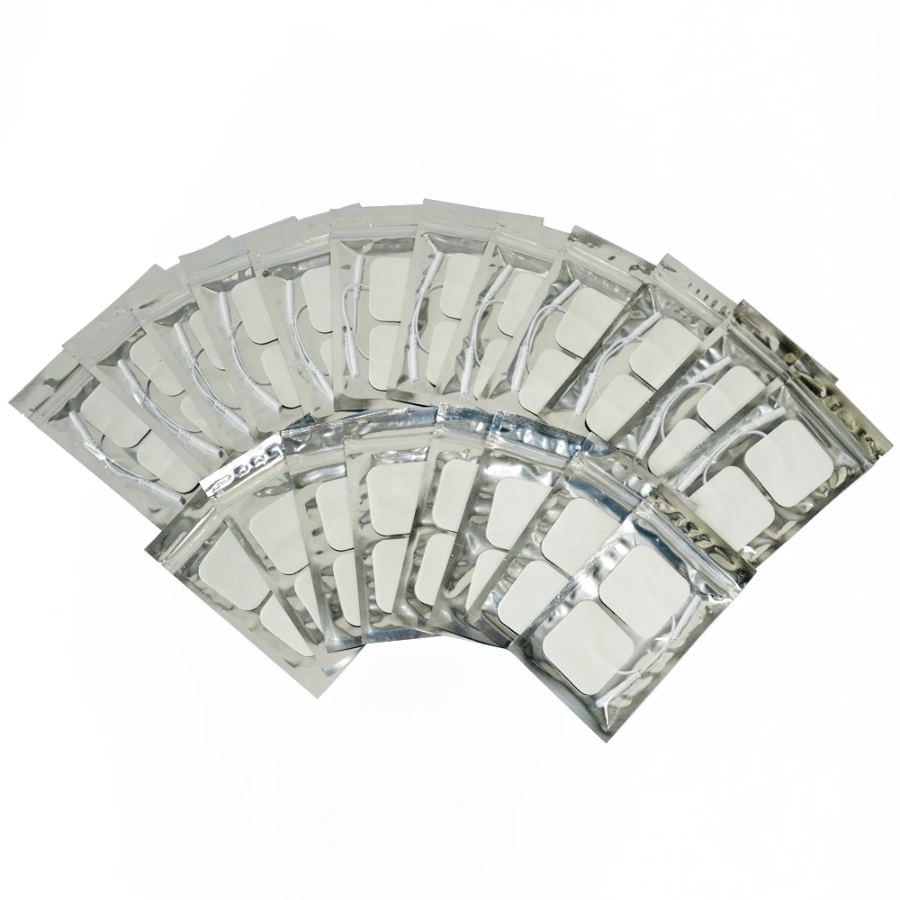 Pelvifine TENS Unit Electrodes Pads 5x5 10Pcs 20pc 50pc Replacement Pads Electrode Patches For Electrotherapy