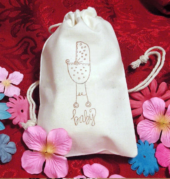 

100pcs/lot CBRL small cotton jewelry pouch cotton gift pouch cotton drawstring pouch bag avigraph bag jewelry bag