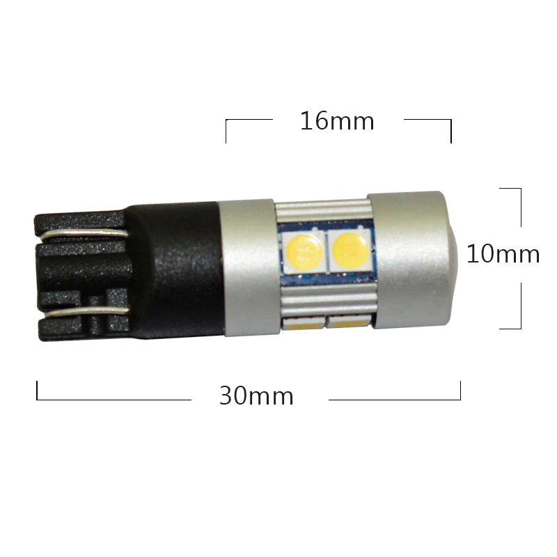 JSTOP led Clearance light Super bright Signal bulbs w5w T10 External Lights 3030smd wy5w 12-24V 6000k led lamps car width lights