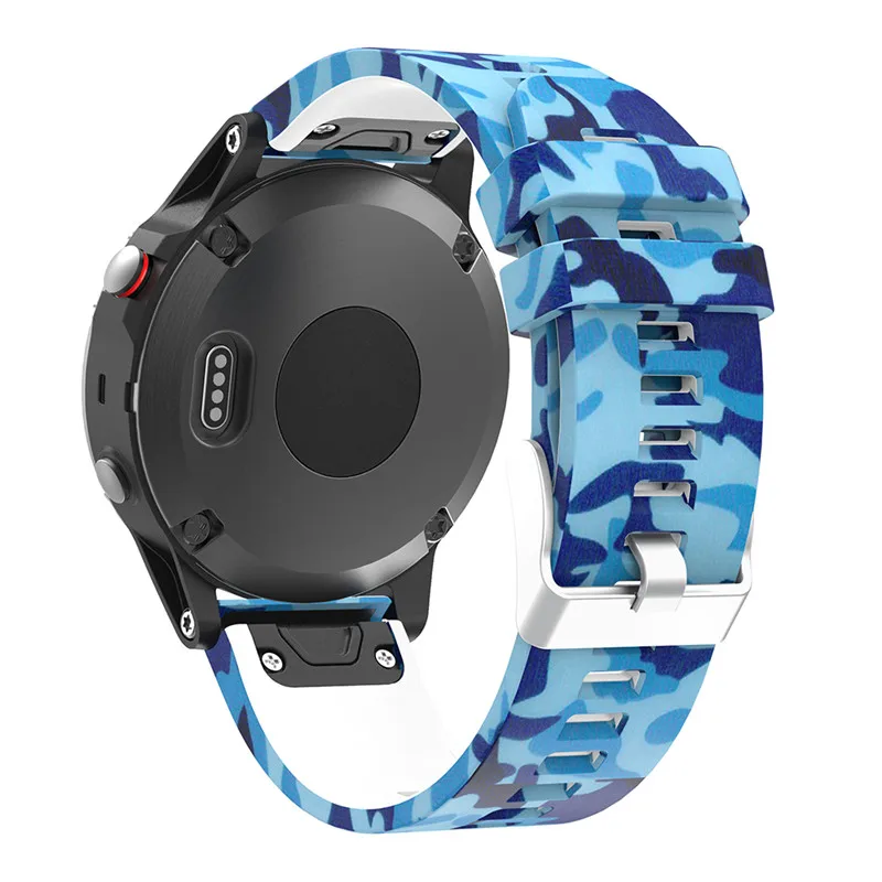 Garmin Fenix 5/5 용 퀵 릴리스 시계 밴드 및 Garmin Forerunner 935 시계 밴드 용 교체 용 22mm 실리콘 손목 스트랩