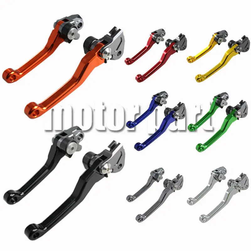 Dirt bikes CNC Pivot Brake Clutch Levers For 2000-2015 Kawasaki KX65 KX250 KX250F KX 65 80 85 125 250 250F Street Bike Offroad