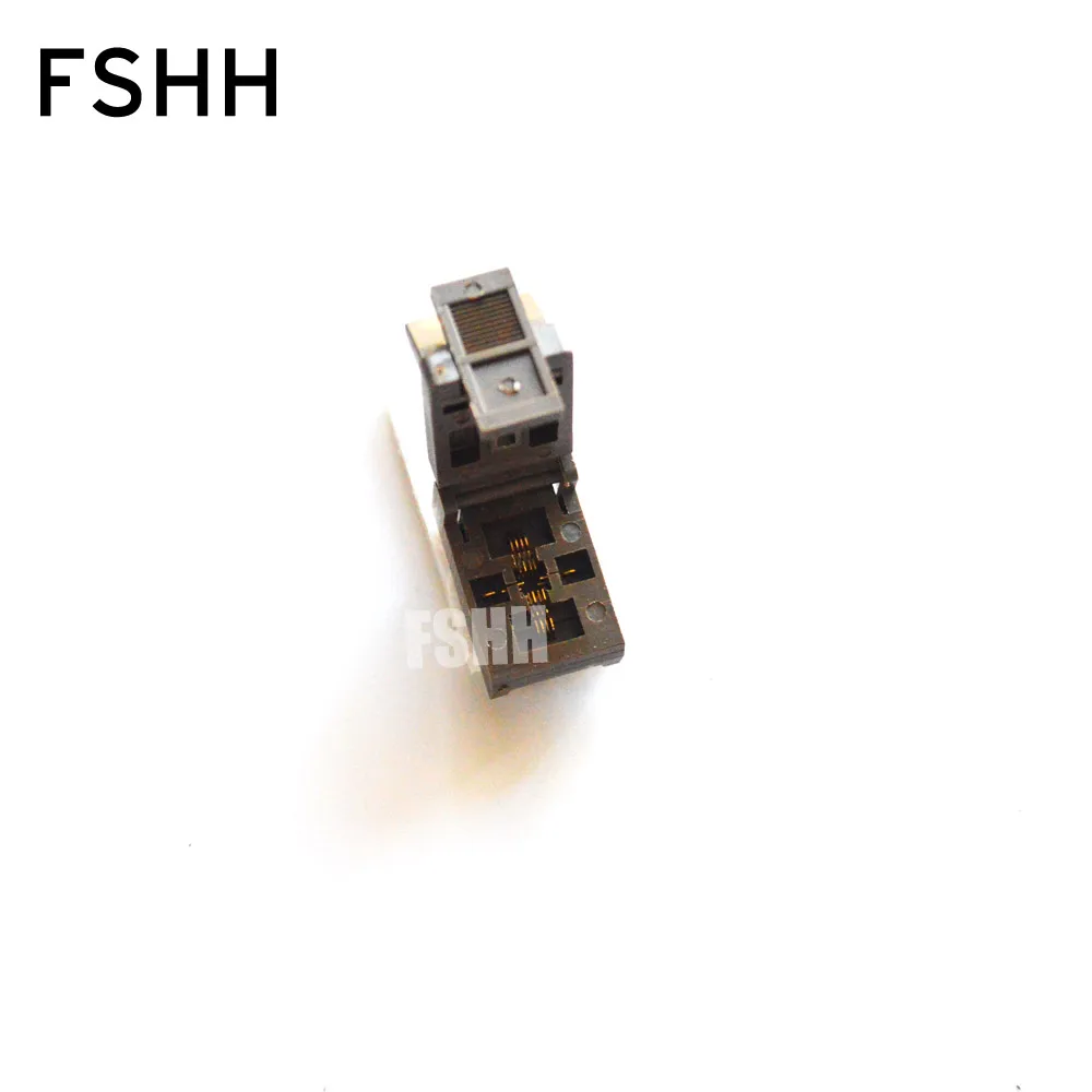 QFN8 test socket WSON8 MLF8 DFN8 ic test socket Pitch=0.5mm size=3mmx3mm