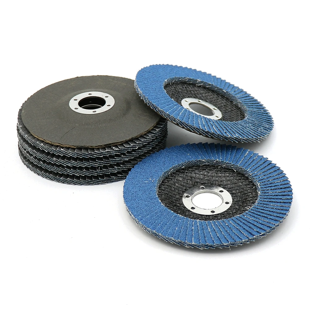 20 Pcs 80 Grit Flap Wheels Grinding Sanding Discs For 125mm/4.9'' Angle Grinder