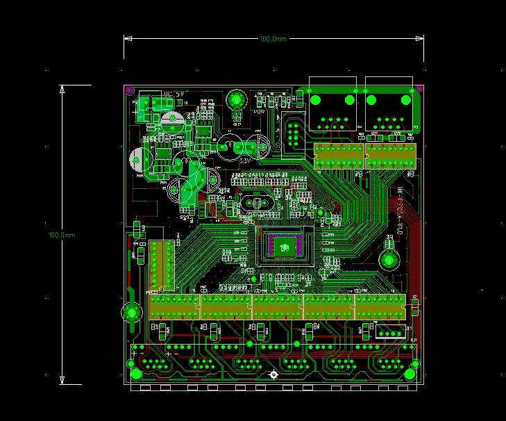 Industriële Ethernet Switch Module 5 Poorten Unmanaged10/100/1000 mbps PCBA board OEM Auto-sensing Poorten PCBA board OEM Moederbord