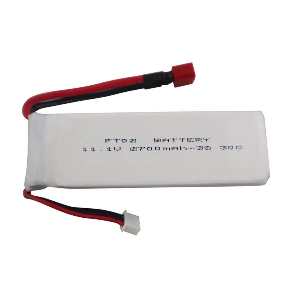 

11.1V 2700mah lithium battery for Feilun FT012 remote control speedboat s upgrade battery accessories T head high magnification