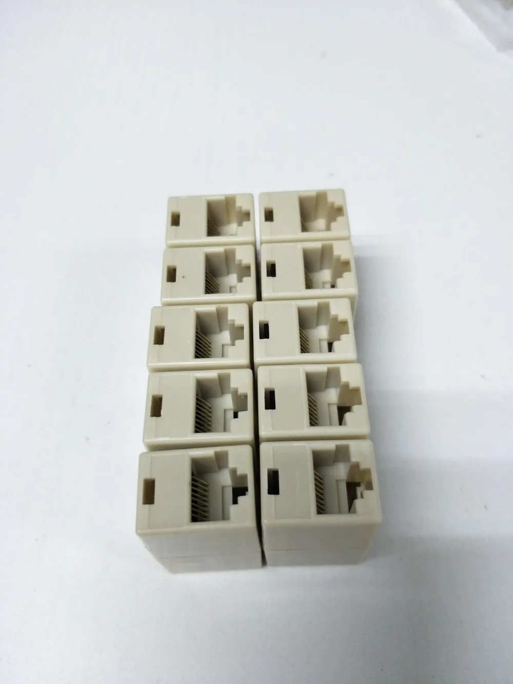 10 x RJ-45 SOCKET RJ45 Splitter Connector CAT5 CAT6 LAN Ethernet Splitter Adapter Network Modular Plug For PC Lan Cable