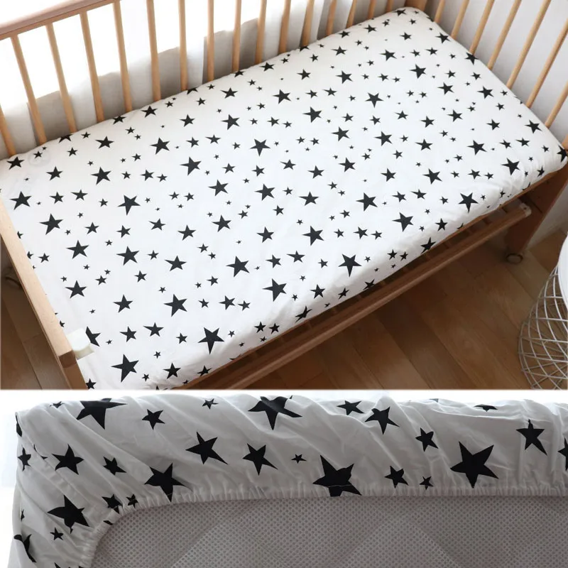 아기 Fitted Sheet 대 한 신생아 면 Soft 침대 침대 장 대 한 어린이 매트리스 Cover Protector 130x70 cm 양해 부탁드리겠구요 custom Make