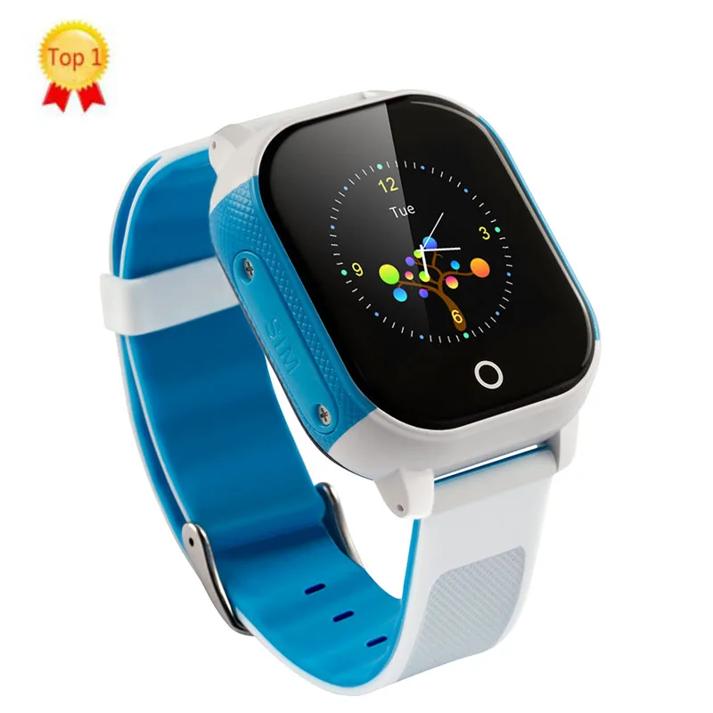 

New Cute Children's WIFI Smart Watch IP67 Waterproof High Definition IPS Big Screen GPS+Compass+WIFI+LBS SOS Call for Help Voice