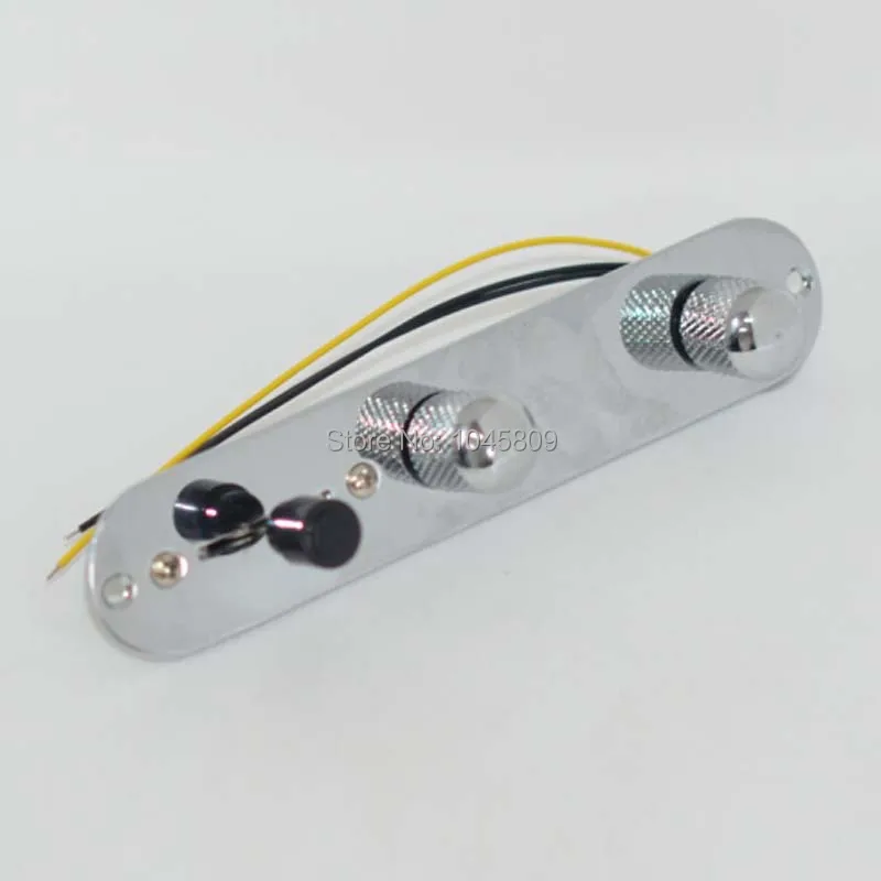 

New Electric Guitar Metal Control Circuit Board tl Shape Full Set Series of Silver