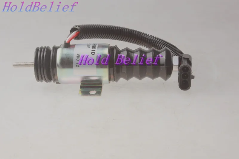 420-35448 Fuel Shutoff Solenoid for Mustang Gehl Skid Steer Diesel 930A & others