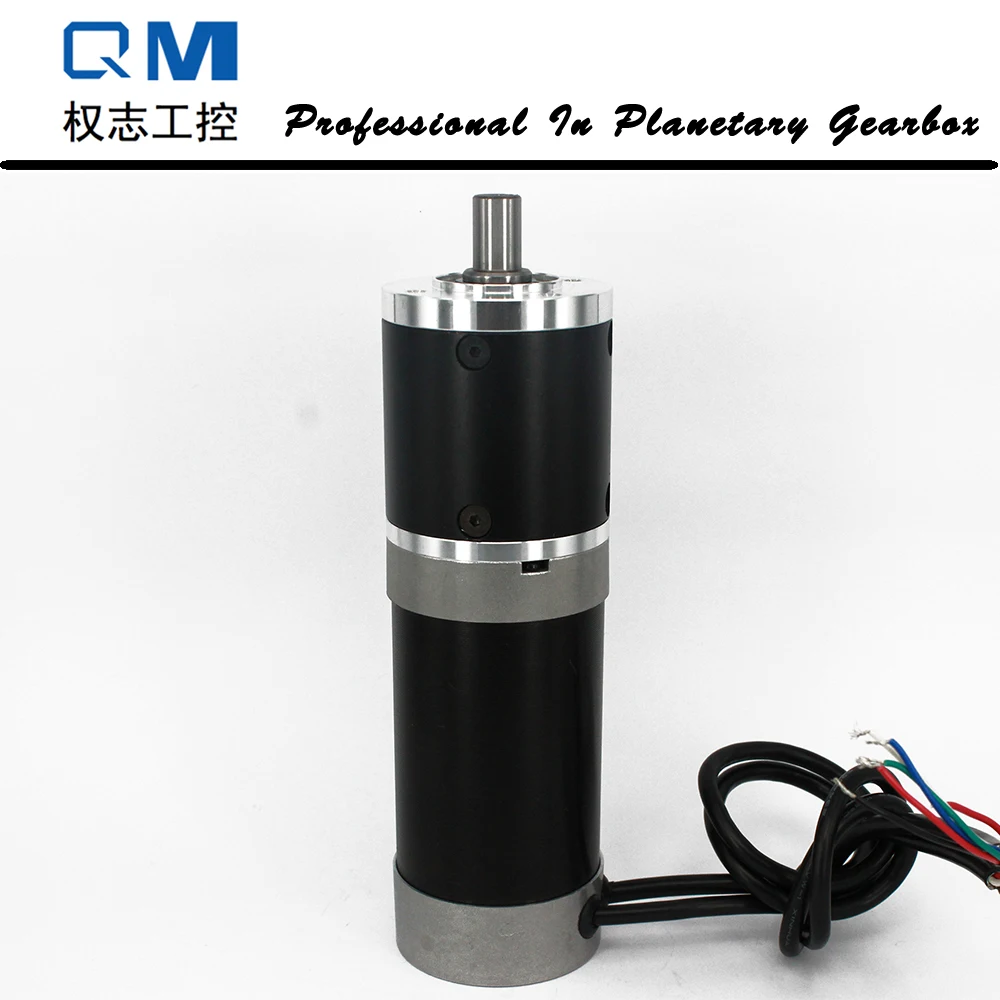 Diam57 24V 180W Brushless DC Motor Planetary Gearbox Metal Gear Ratio 50:1