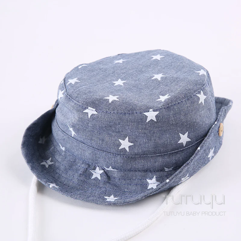 Little Girls Summer Hat Children Denim Sun Hat Little Boys Sun Caps 2017 New Fashion Kids Fisherman Caps Spring Jean Cotton Hats