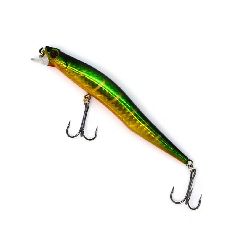 1piece 12cm 10g Artificial Bait Wobbler Minnow Fishing Lure Long Shot Pesca Floating Fishing Lures Hard Bait Tackle 3D Fish Eye